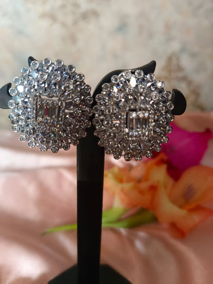 Daisy White Studds Aadya's Fashion Blings