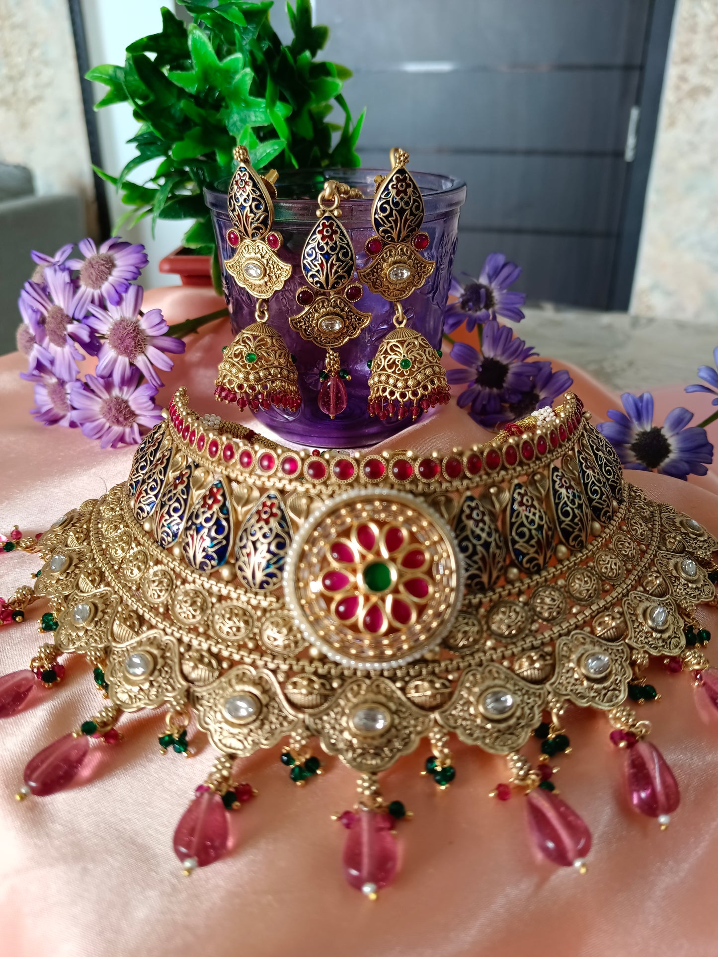 Jodha Rajwadi Necklace Set
