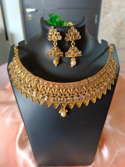 Siya Rajwadi Choker Set Aadya's Fashion Blings