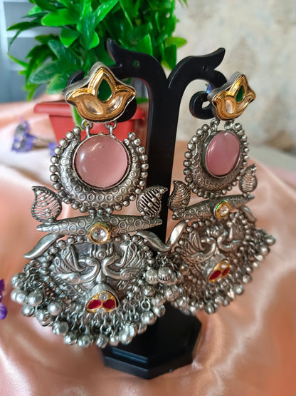 Shimmer Silver Earrings Aadya's Fashion Blings