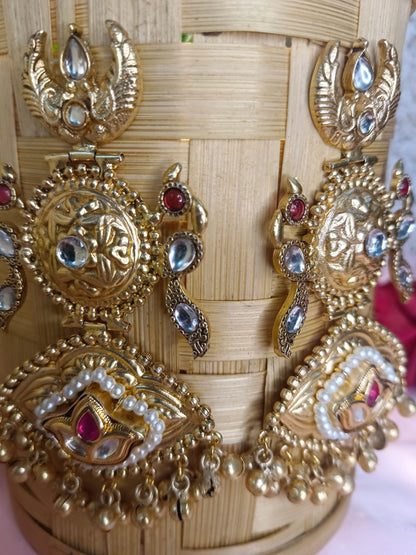 Suhani Gold Earrings Aadya's Fashion Blings
