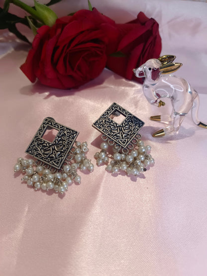 Squari Earrings Aadya's Fashion Blings