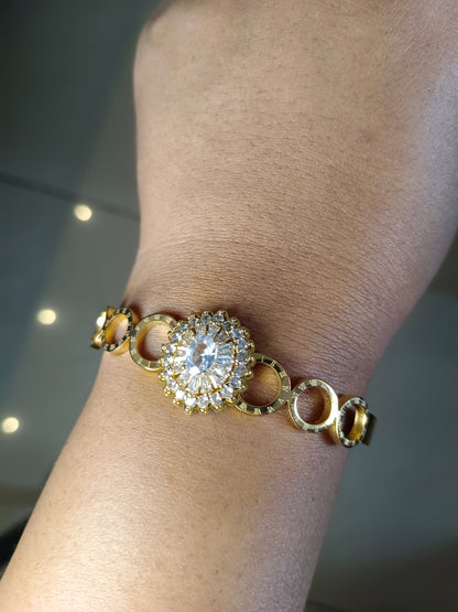 Zen Blossom Bangle Aadya's Fashion Blings