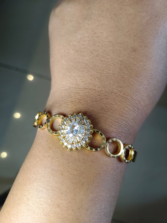 Zen Blossom Bangle Aadya's Fashion Blings