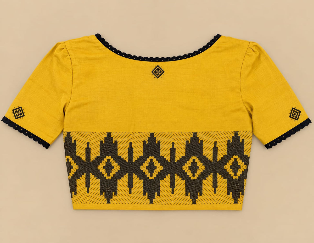 Madhu Jamdani Work Blouse Aadya's Fashion Blings