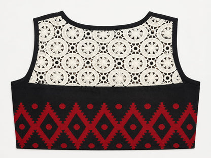 Riddhi Cutwork Black Blouse Aadya's Fashion Blings