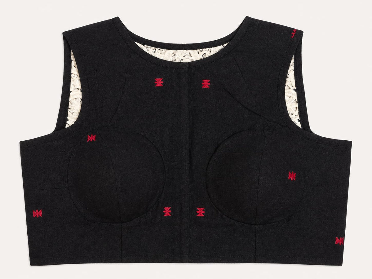 Riddhi Cutwork Black Blouse Aadya's Fashion Blings