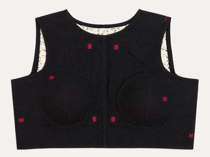 Riddhi Cutwork Black Blouse Aadya's Fashion Blings