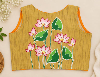 Riya Handpainted Blouse Aadya's Fashion Blings