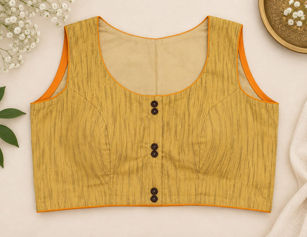 Riya Handpainted Blouse Aadya's Fashion Blings