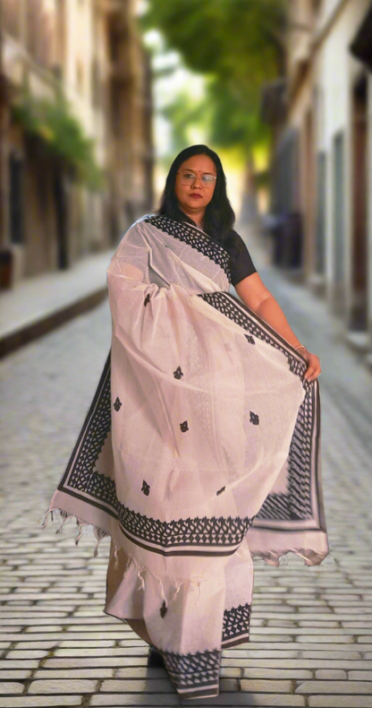 Noor-e-Kala Handloom Saree Aadya's Fashion Blings