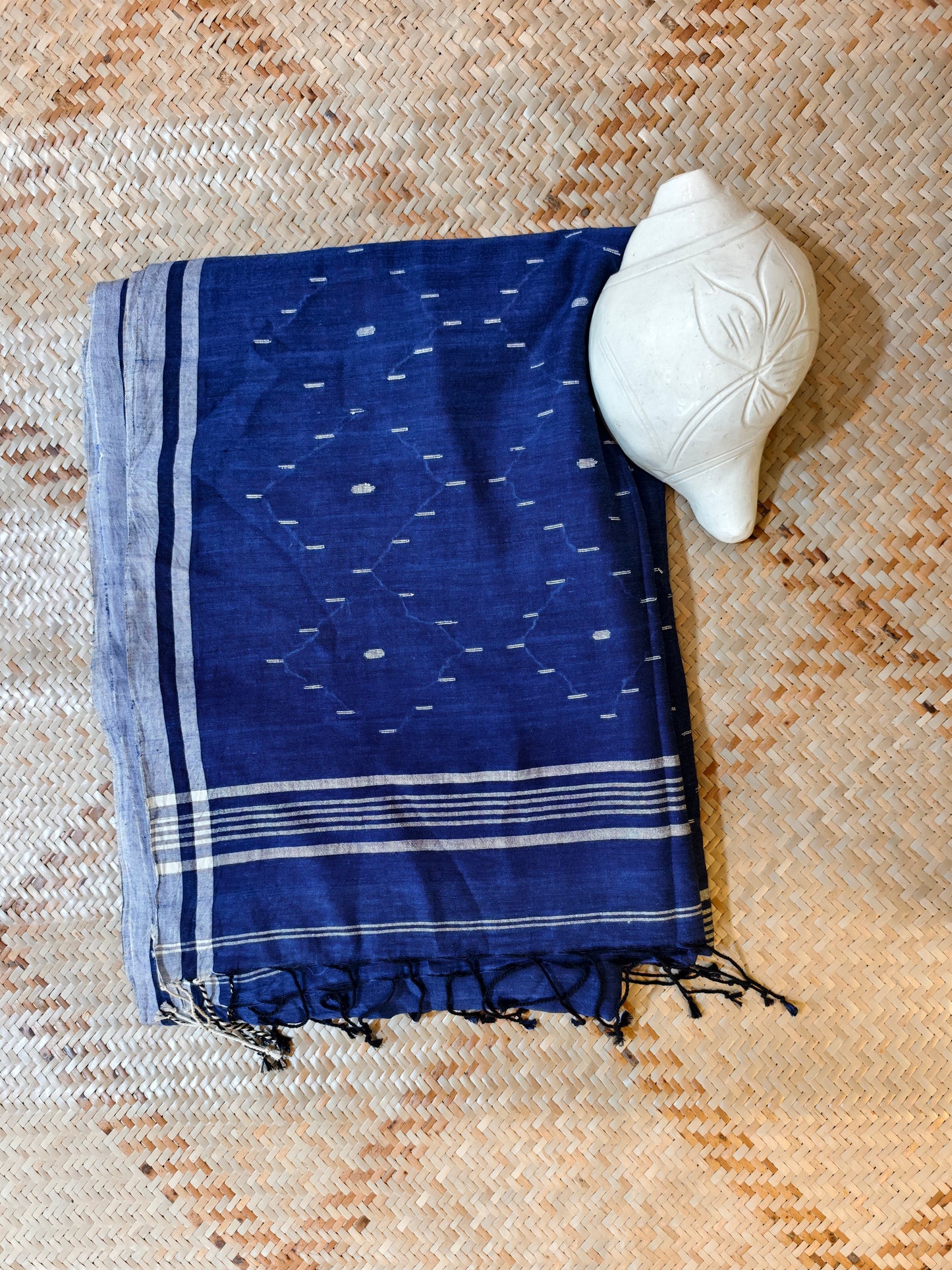 Kalindi Handspun Handwoven Jamdani Aadya's Fashion Blings