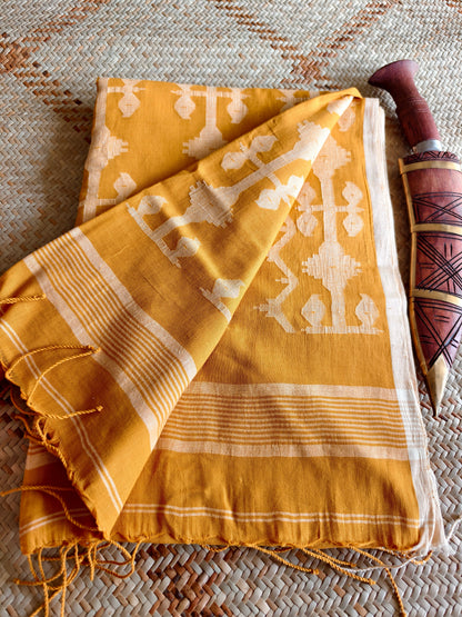 Iravati Handloom Jamdani Aadya's Fashion Blings