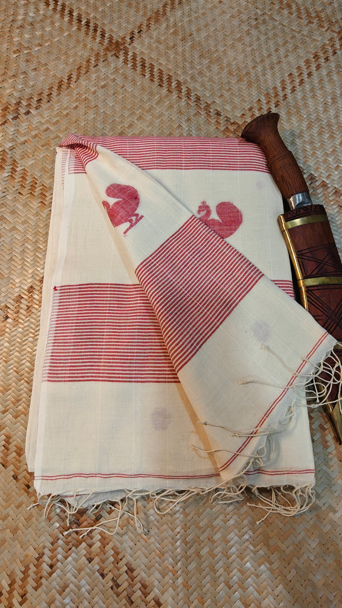 Aabheri Handspun Handwoven Jamdani Aadya's Fashion Blings