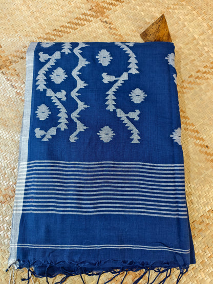 Saniya Handspun Handwoven Jamdani Aadya's Fashion Blings