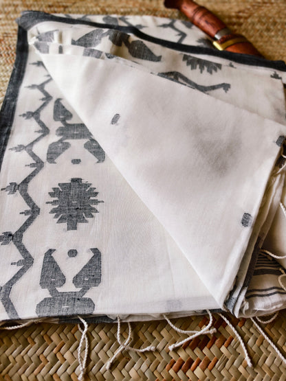 Anvesha Handloom Jamdani Aadya's Fashion Blings