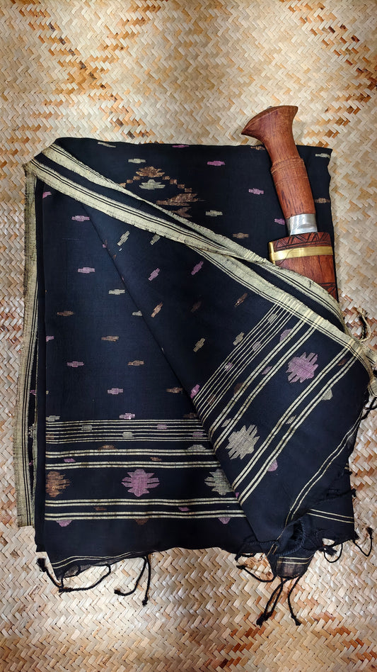 Nirmala Handspun Handwoven Jamdani Aadya's Fashion Blings
