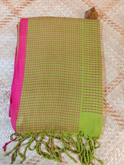Handwoven Cotton Saree Aadya's Fashion Blings