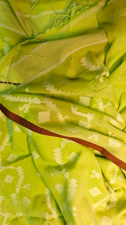 Anamika  Handspun Handwoven Jamdani Aadya's Fashion Blings