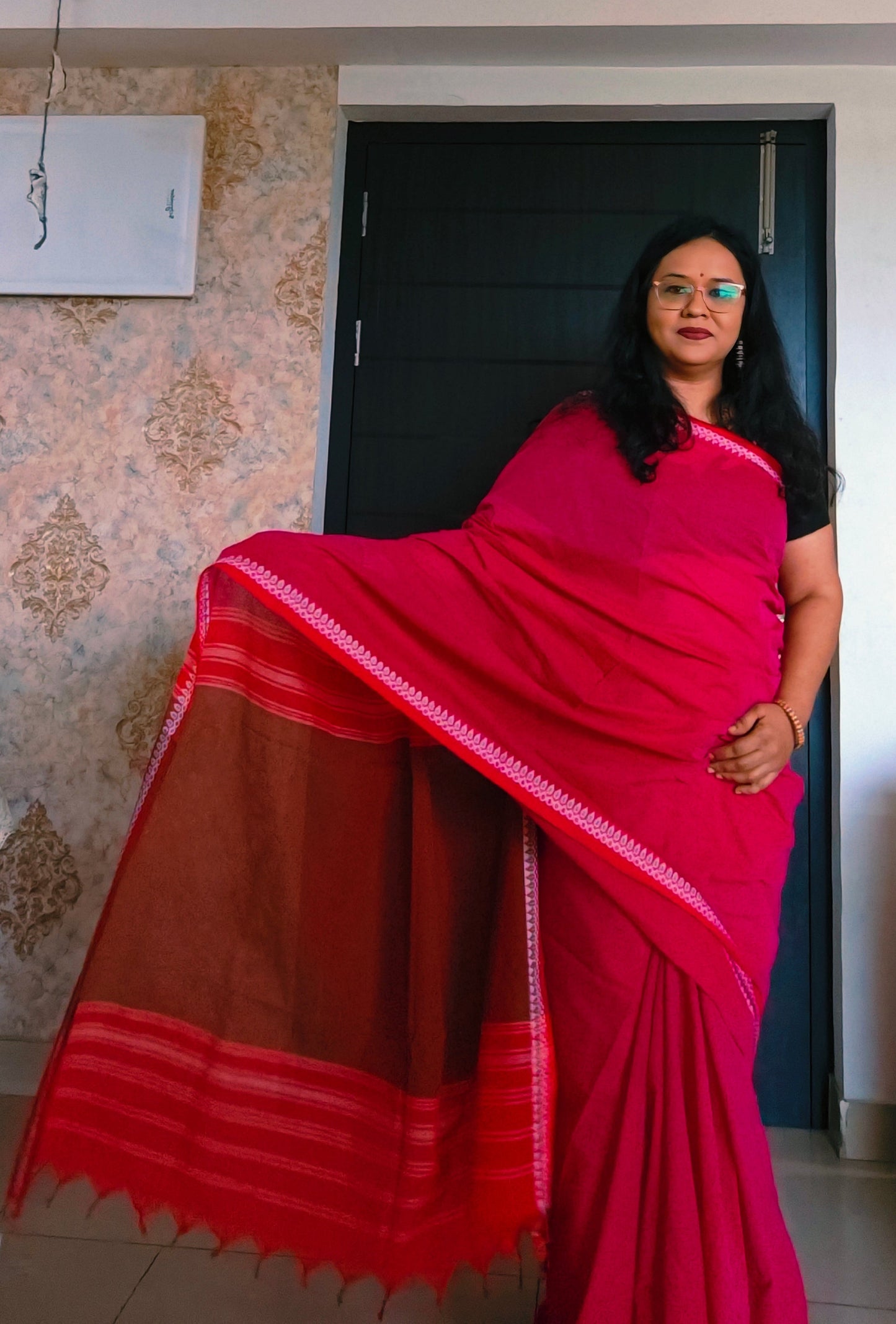 Nilambari Handloom Saree
