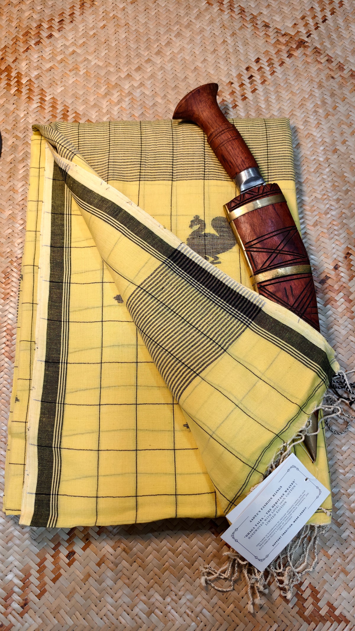 Aamodini Handspun Handwoven Jamdani Aadya's Fashion Blings