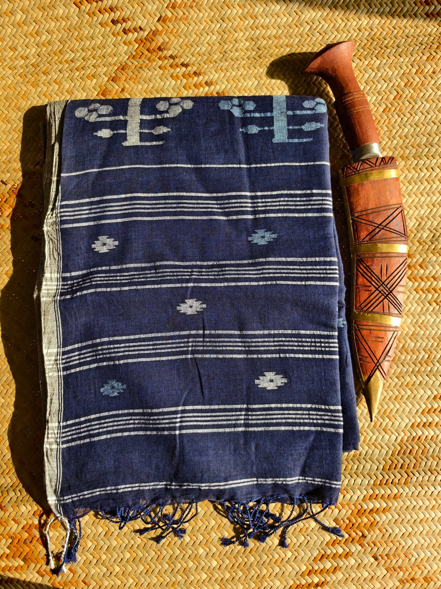 Ishani Handspun Handwoven Jamdani Aadya's Fashion Blings