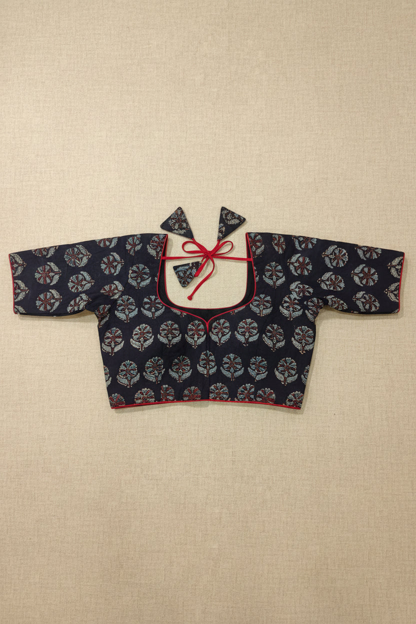 Meenal Kalamkari Blouse Aadya's Fashion Blings