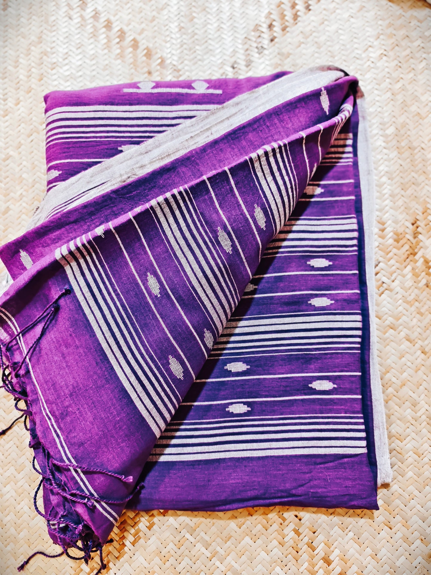 Garima Handspun Handwoven Jamdani Aadya's Fashion Blings