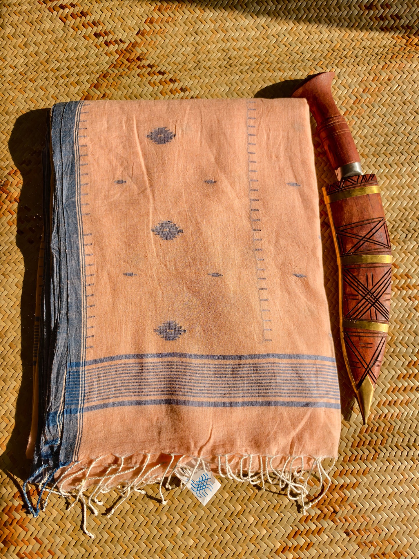 Meenakshi Handspun Handwoven Jamdani Aadya's Fashion Blings