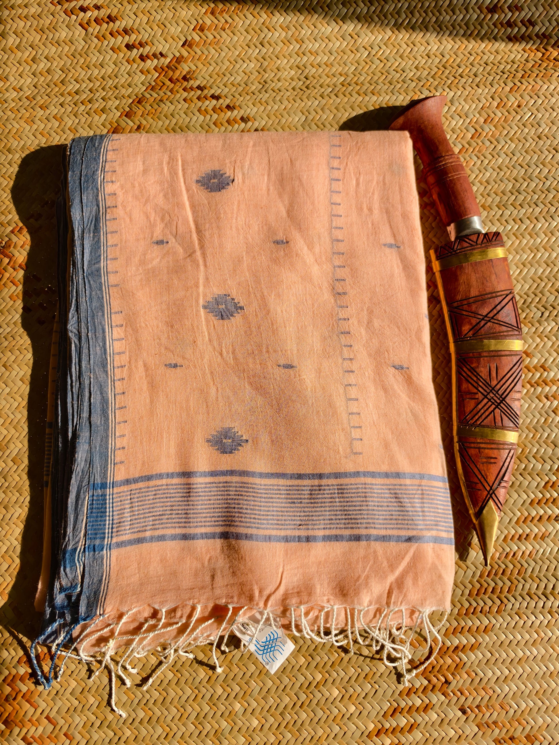 Meenakshi Handspun Handwoven Jamdani Aadya's Fashion Blings