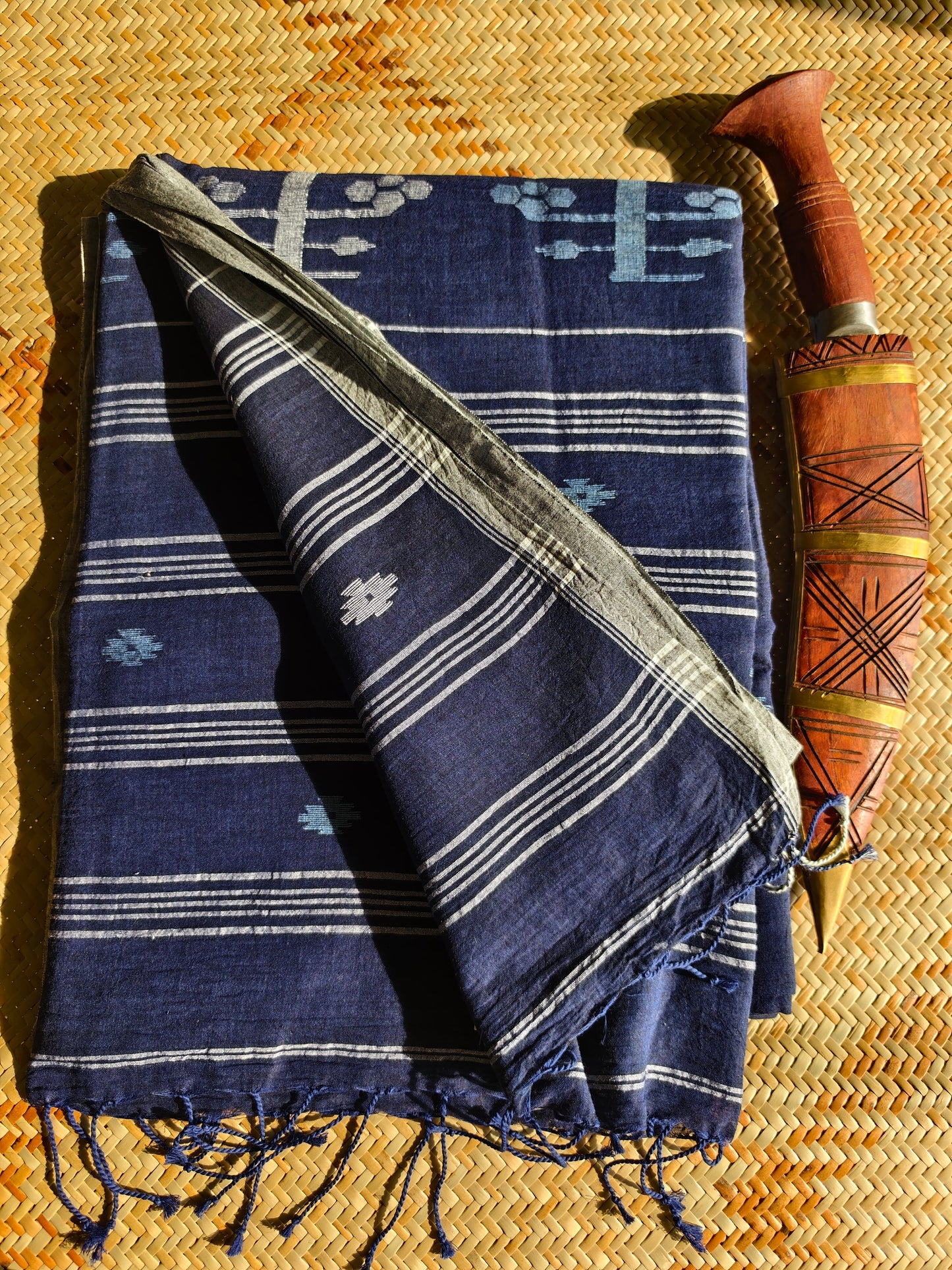 Ishani Handspun Handwoven Jamdani Aadya's Fashion Blings