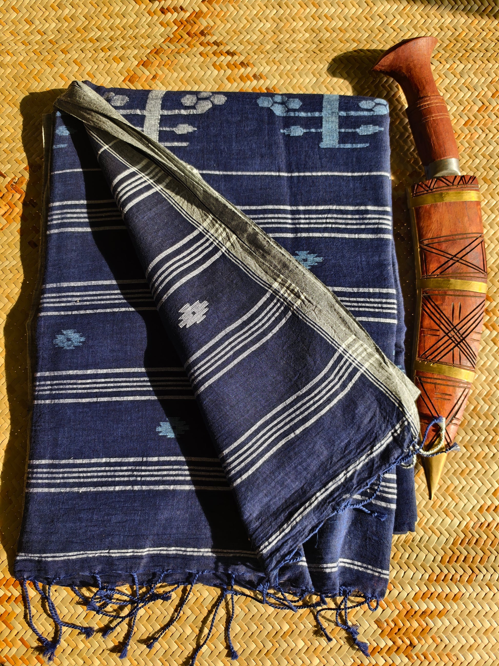 Ishani Handspun Handwoven Jamdani Aadya's Fashion Blings