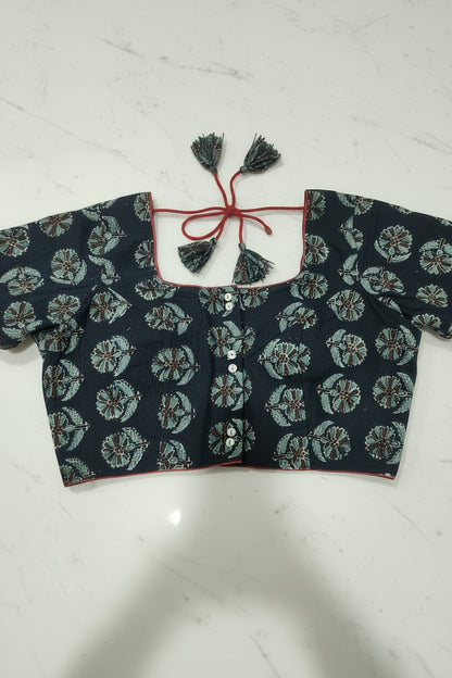 Meenal Kalamkari Blouse Aadya's Fashion Blings