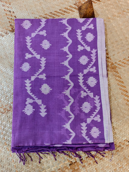 Sanjukta Handspun Handwoven Jamdani Aadya's Fashion Blings
