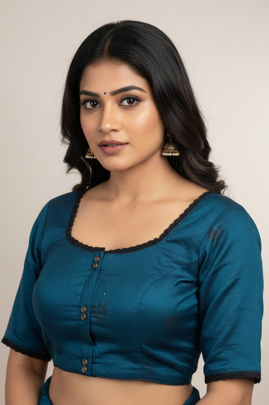 Nihira Jamdani Blouse Aadya's Fashion Blings