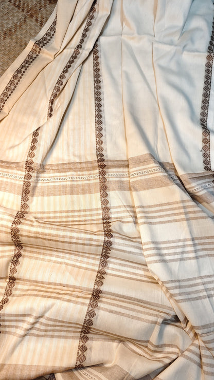 Hempriya Off white Handwoven Saree Aadya's Fashion Blings
