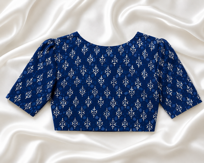 Richa Indigo Blouse Aadya's Fashion Blings