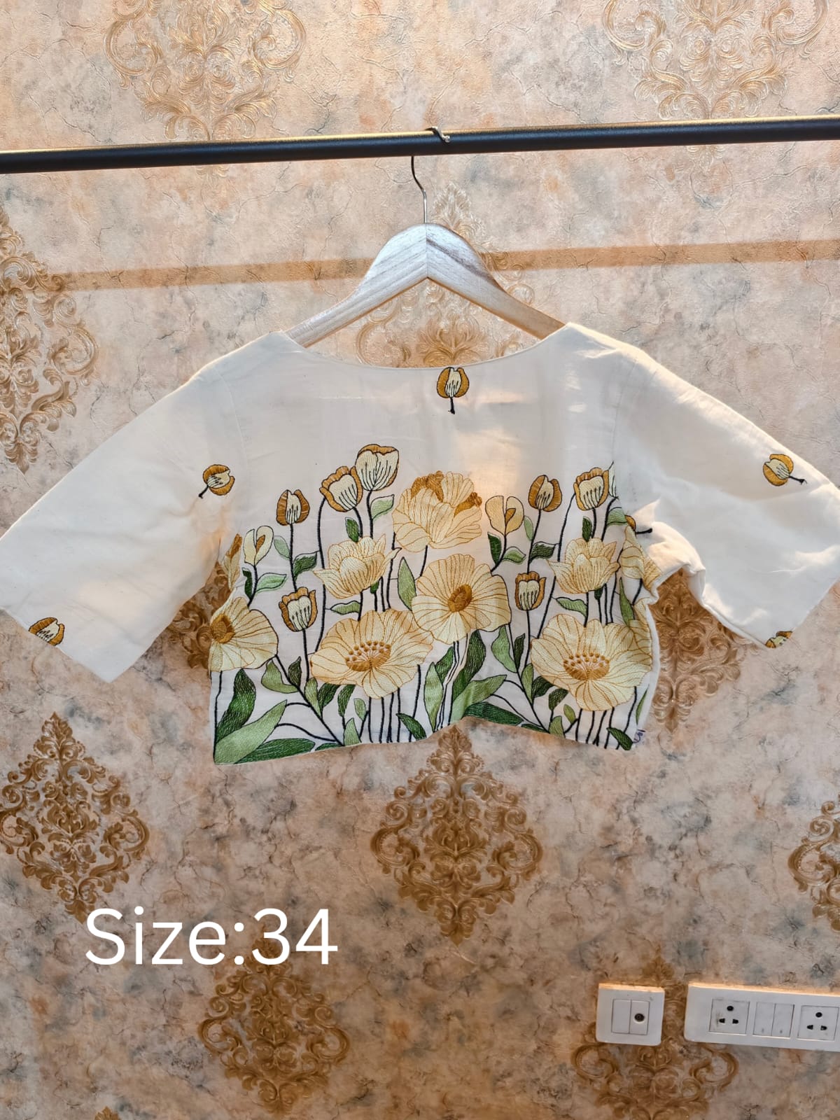 Spruha Back Embroidery Blouse (Copy) Aadya's Fashion Blings