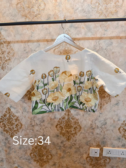 Spruha Back Embroidery Blouse (Copy) Aadya's Fashion Blings