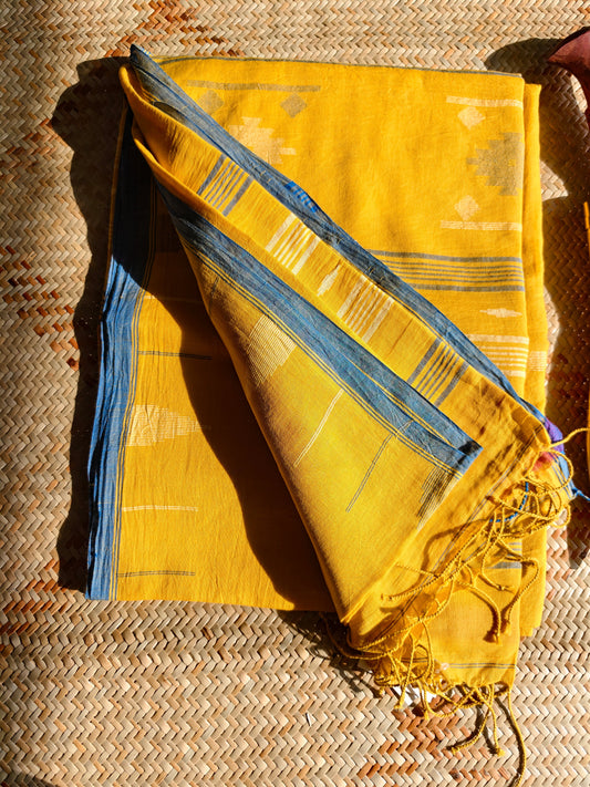 Radhika Handspun Handwoven Jamdani Aadya's Fashion Blings