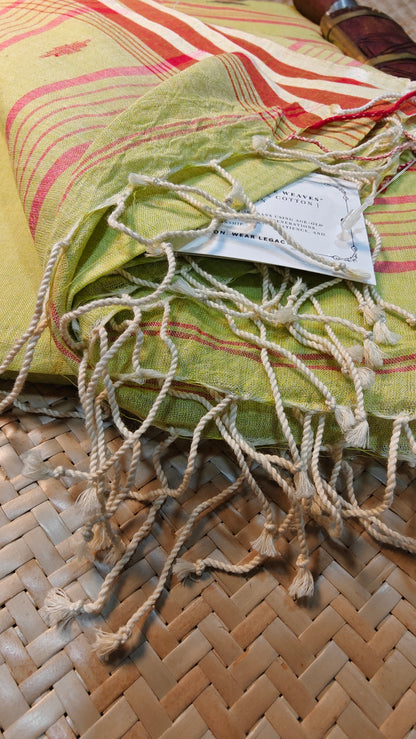 Aarini Handspun Handwoven Jamdani Aadya's Fashion Blings
