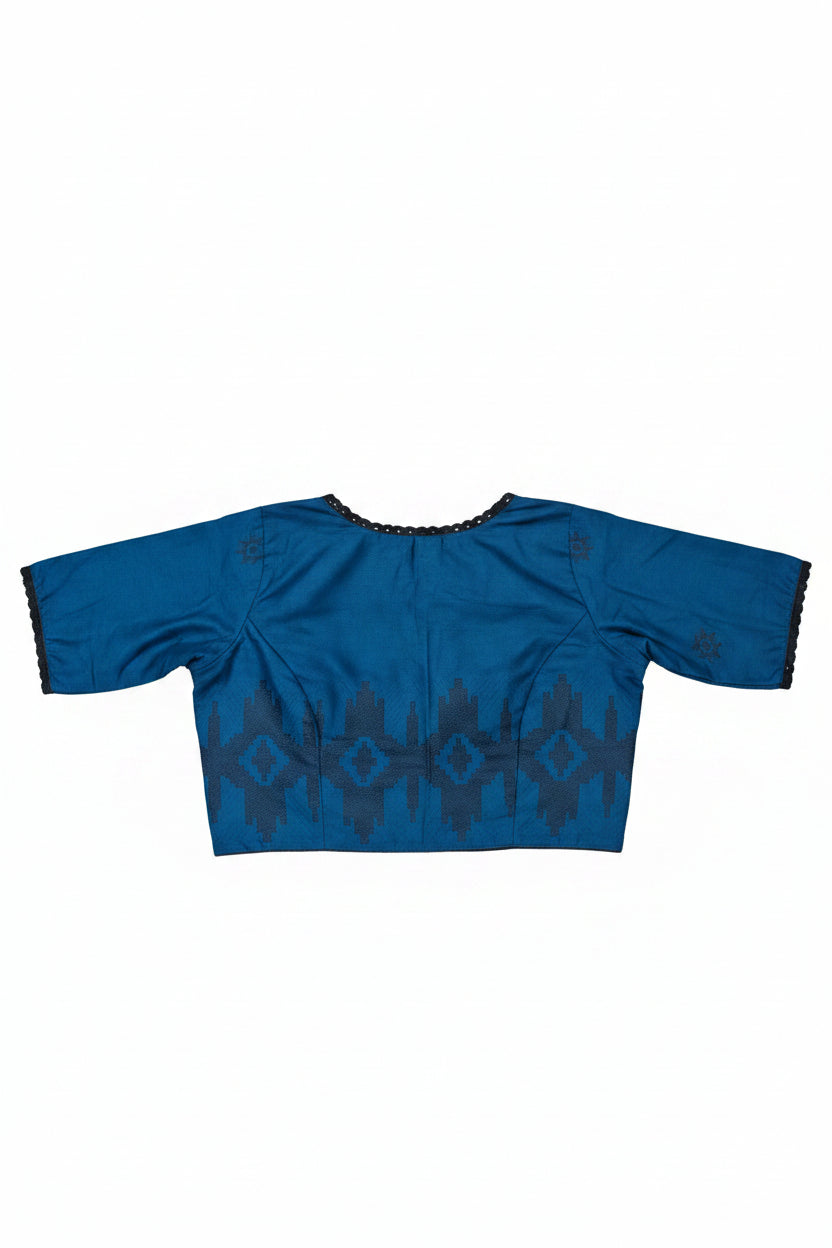 Nihira Jamdani Blouse Aadya's Fashion Blings