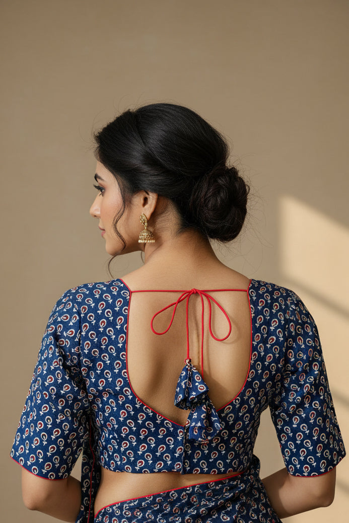 Nihira Mondal Silk Blouse Aadya's Fashion Blings