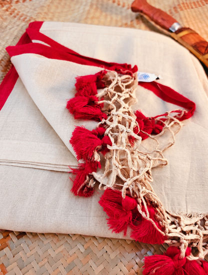 Sharvari White Handloom Saree Aadya's Fashion Blings