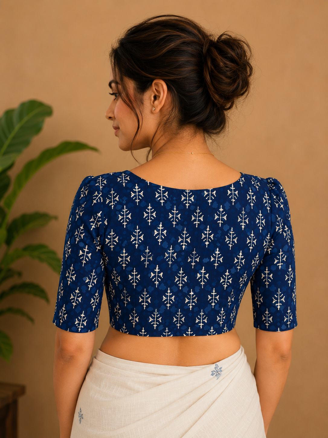 Richa Indigo Blouse Aadya's Fashion Blings