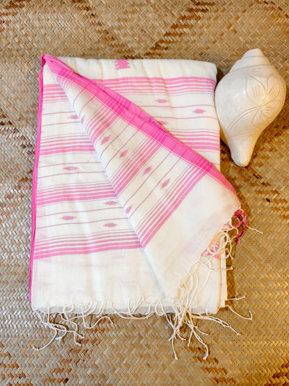 Sharvika Handspun Handwoven Jamdani Aadya's Fashion Blings