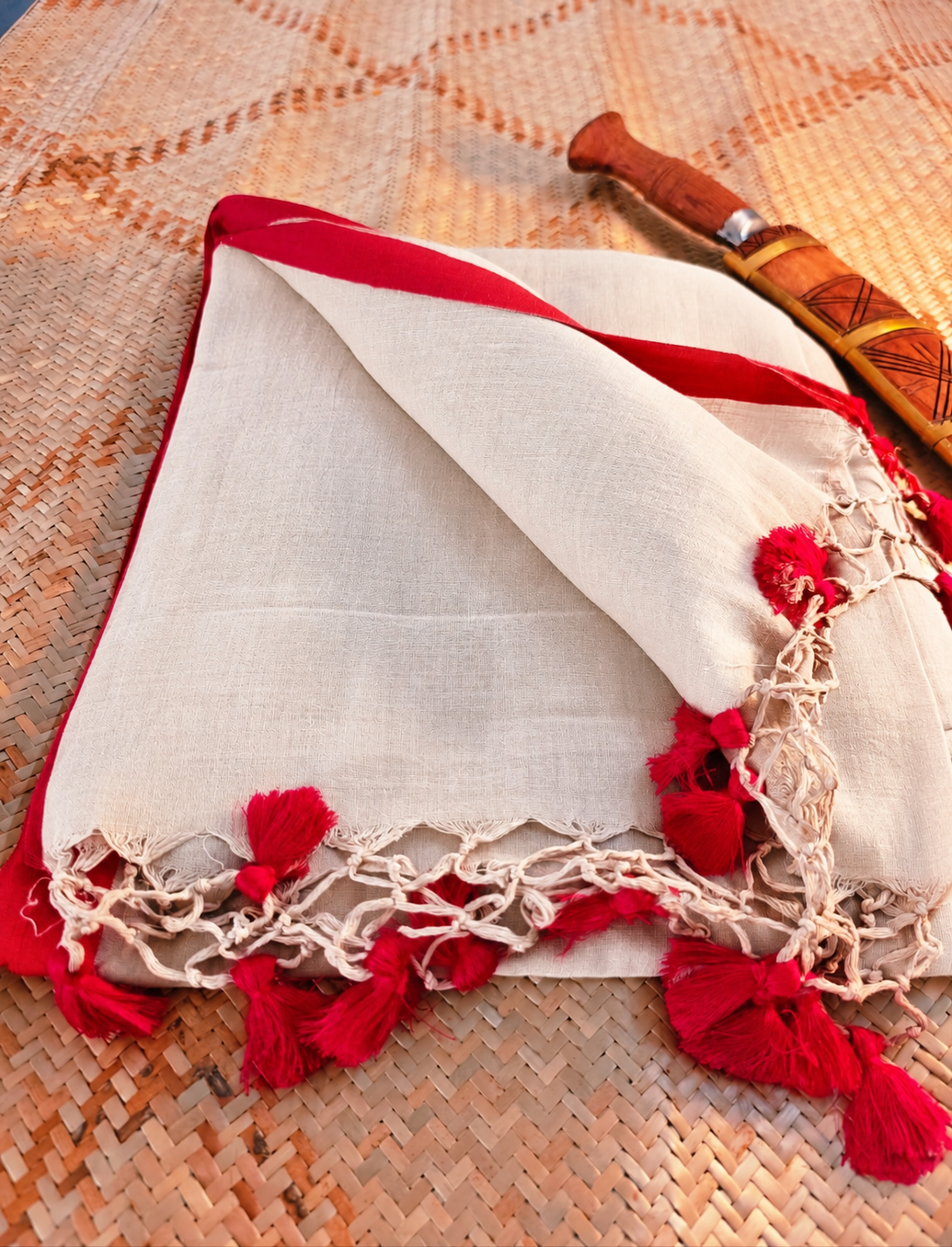 Sharvari White Handloom Saree Aadya's Fashion Blings