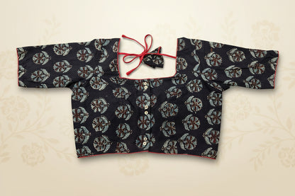 Meenal Kalamkari Blouse Aadya's Fashion Blings