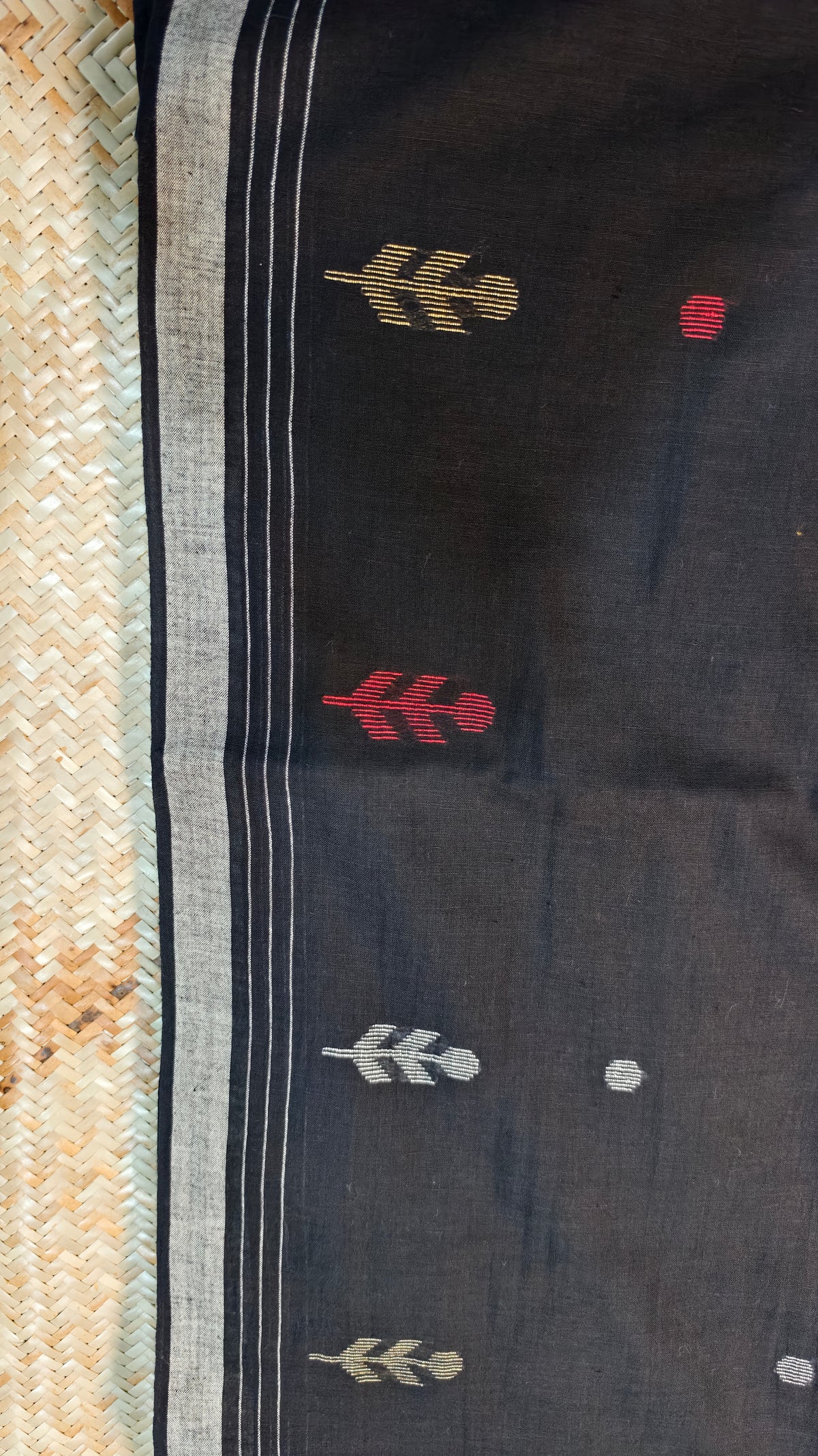 Agnishikha Handspun Handwoven Jamdani Aadya's Fashion Blings