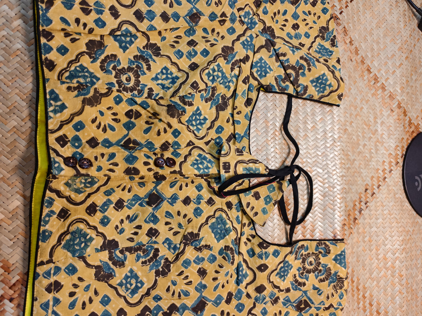 Sakshi Ajrakh Cotton Blouse Aadya's Fashion Blings